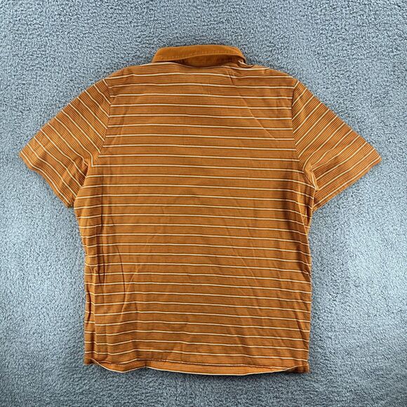 Criquet Orange Striped Polo Shirt - Picture 6 of 6